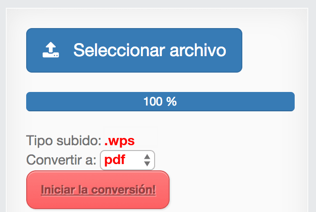 Comment convertir WPS en PDF en ligne